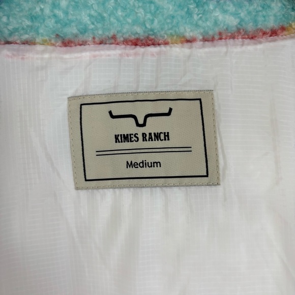 Kimes Ranch Jaycee Sherpa Puffer Jacket Coat Multicolor Southwest Pattern Medium - Picture 14 of 15